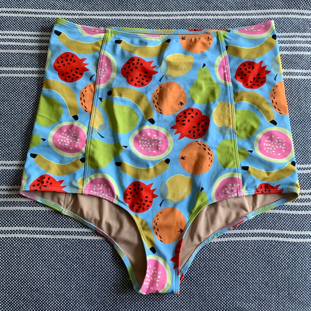 Kortni Jeane Extended High Waist Swim Bottom